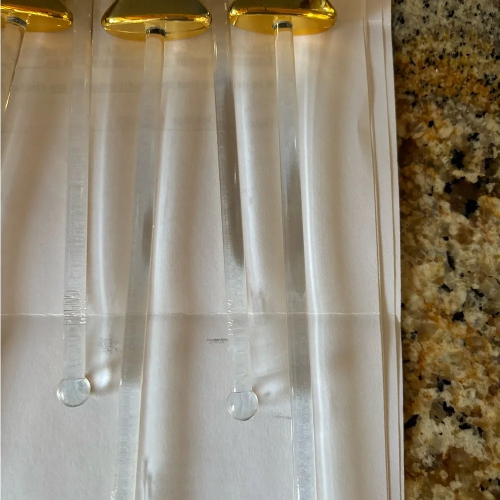 Elegant Gold Tree Cake Toppers